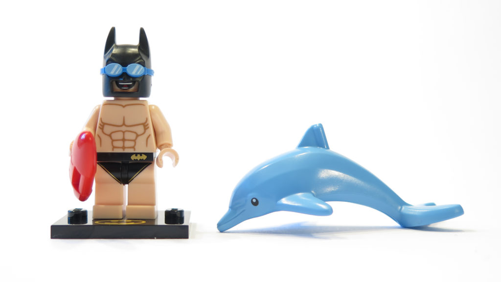 The LEGO Batman Movie 71020 Minifiguren Serie 2 - Badenhosen Batman und Delfin | ©2017 Brickzeit