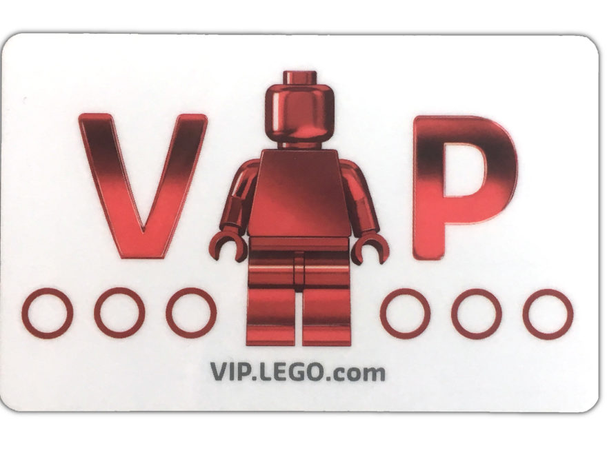 lego vip karte Doppelte LEGO® VIP Punkte vom 15. bis 17.12.2017   Brickzeit