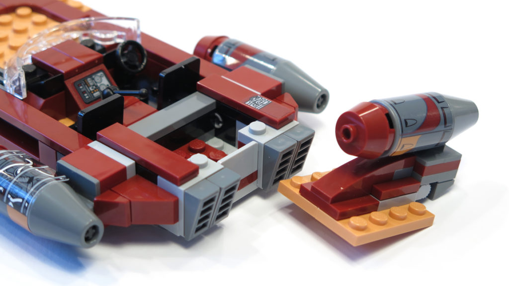 LEGO® Star Wars™ 75173 Luke's Landspeeder - Stauraum | © 2018 Brickzeit