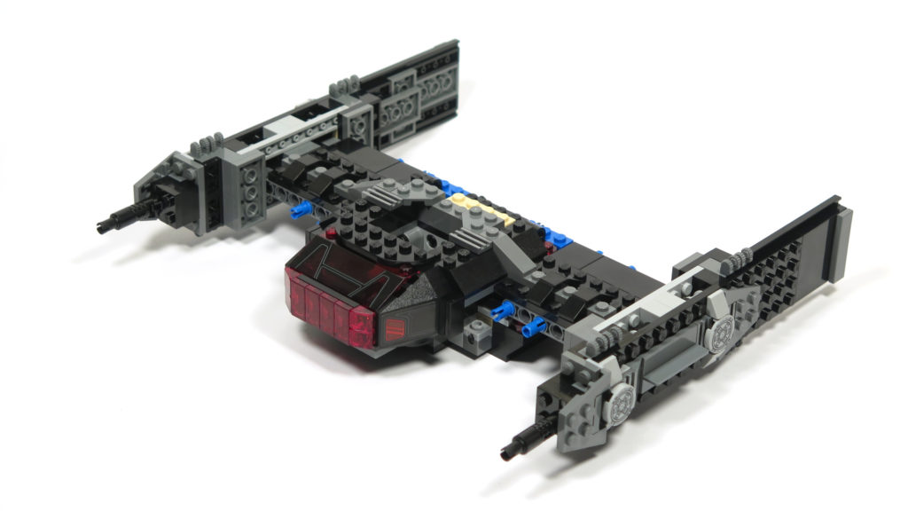 LEGO® Star Wars™ 75179 Kylo Ren's TIE Fighter - Bauabschnitt 3 - Vorderseite | ©2018 Brickzeit
