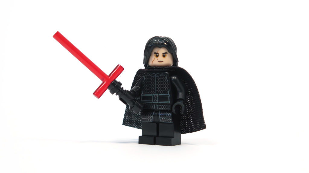 LEGO® Star Wars™ 75179 Kylo Ren's TIE Fighter - Kylo Ren Minifigur - Vorderseite | ©2018 Brickzeit