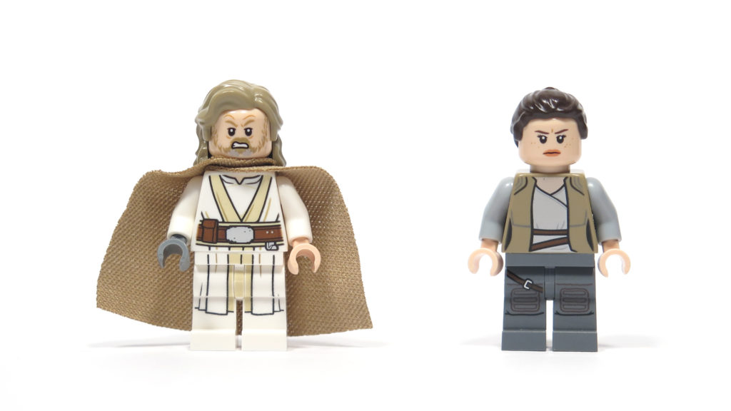LEGO® Star Wars™ 75200 Ahch-To Island™ Training - Rey und Luke alternative Gesichter | ©2018 Brickzeit