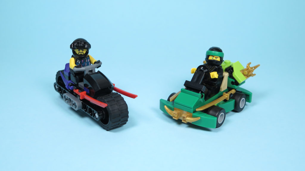 LEGO® NINJAGO® Polybag 30351 Sons of Garmadon und 30352 Turbo Set - Modelle | ©2018 Brickzeit
