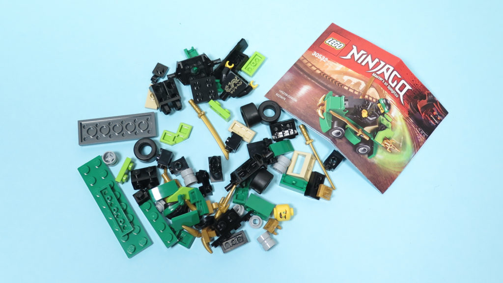 LEGO® NINJAGO® Polybag 30352 Turbo Set - Inhalt Polybag | ©2018 Brickzeit