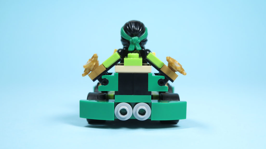LEGO® NINJAGO® Polybag 30352 Turbo Set - Rückseite mit Lloyd | ©2018 Brickzeit