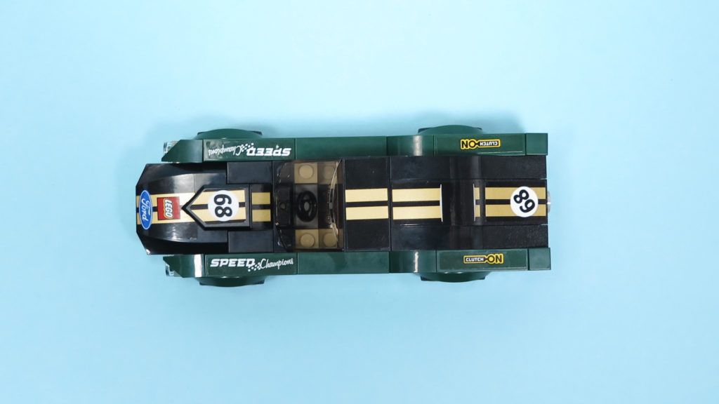 LEGO® Speed Champions - 75884 - 1968 Ford Mustang Fastback - Draufsicht | ©2018 Brickzeit