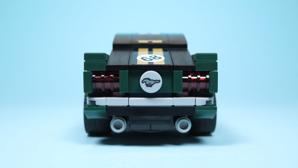 LEGO® Speed Champions - 75884 - 1968 Ford Mustang Fastback - Heck | ©2018 Brickzeit