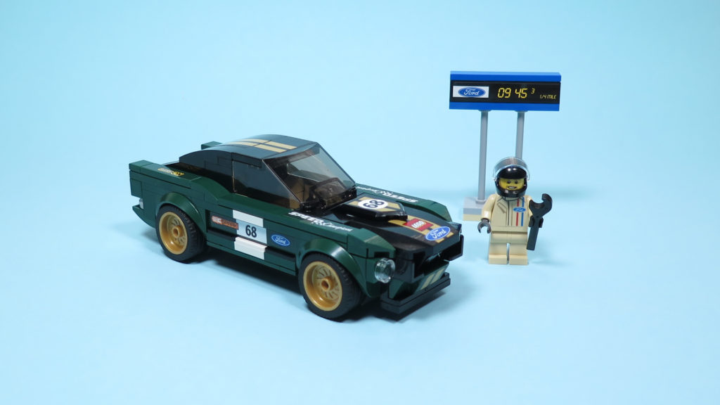 LEGO® Speed Champions - 75884 - 1968 Ford Mustang Fastback - komplettes Set | ©2018 Brickzeit