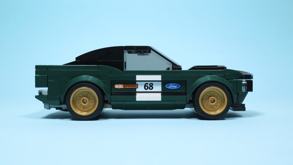 LEGO® Speed Champions - 75884 - 1968 Ford Mustang Fastback - rechte Seite | ©2018 Brickzeit
