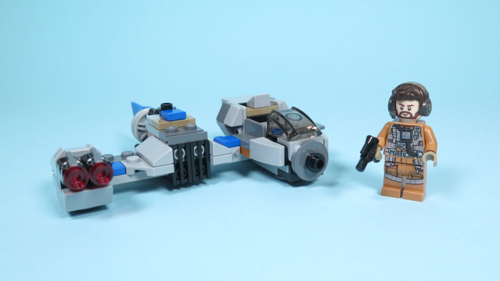 LEGO® Star Wars™ 75195 Ski Speeder™ vs. First Order Walker™ Microfighters - Ski Speeder mit Figur | ©2018 Brickzeit