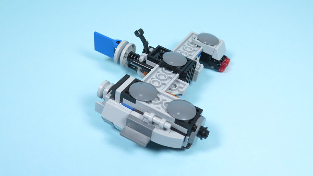 LEGO® Star Wars™ 75195 Ski Speeder™ vs. First Order Walker™ Microfighters - Speeder unten | ©2018 Brickzeit