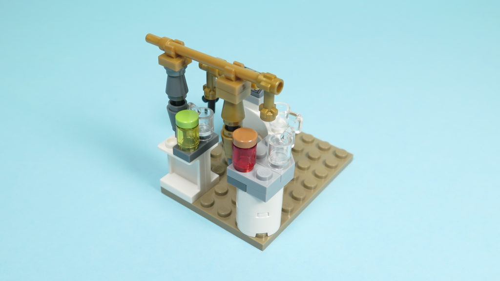 LEGO® Star Wars™ 75205 Mos Eisley Cantina™ - Bauabschnitt 2 - Bar - Zapfanlagenbehälter | ©2018 Brickzeit