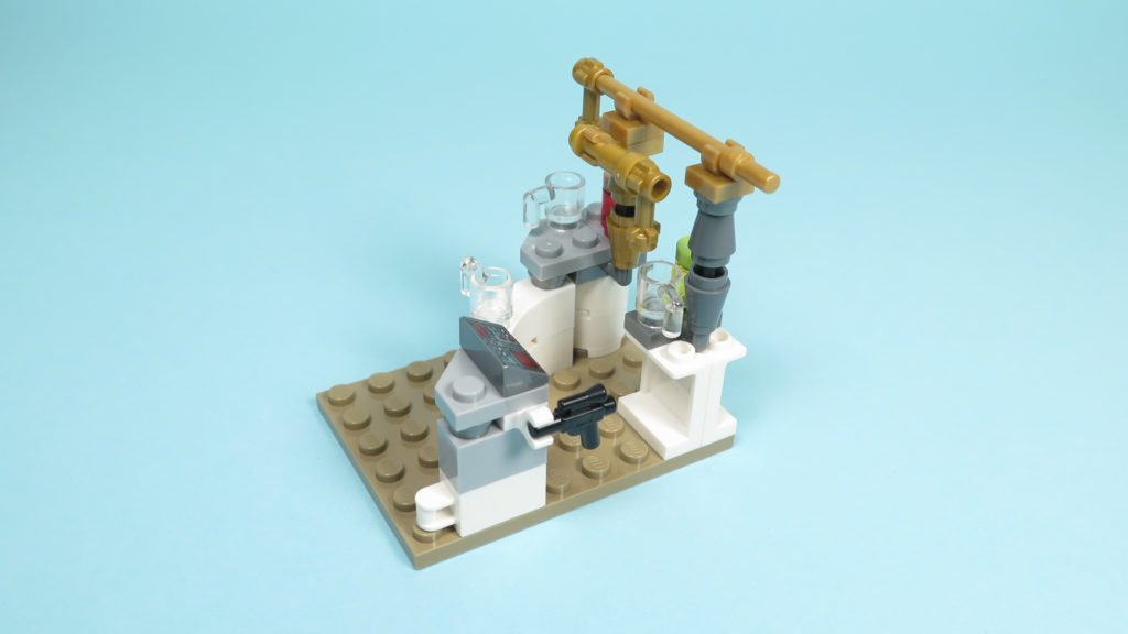LEGO® Star Wars™ 75205 Mos Eisley Cantina™ - Bauabschnitt 2 - Bar - Zapfanlage | ©2018 Brickzeit