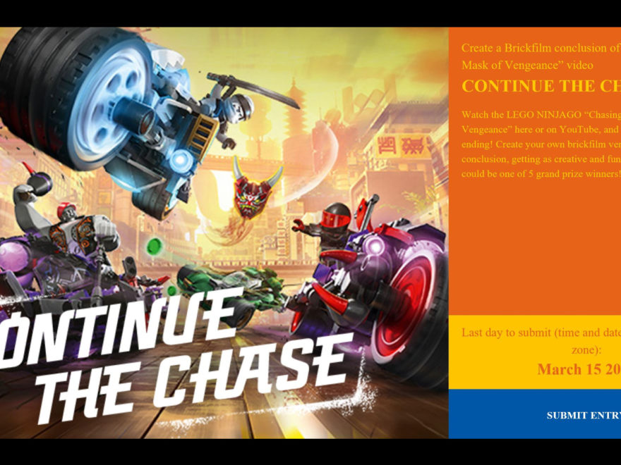 Titelbild LEGO® Rebrick Wettbewerb "Continue the Chase" | ©LEGO Gruppe