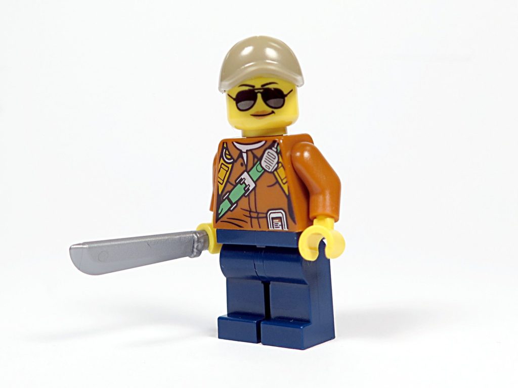 LEGO® City Dschungel-Quad (30355) - Abenteurerin Vorderseite | ©2018 Brickzeit