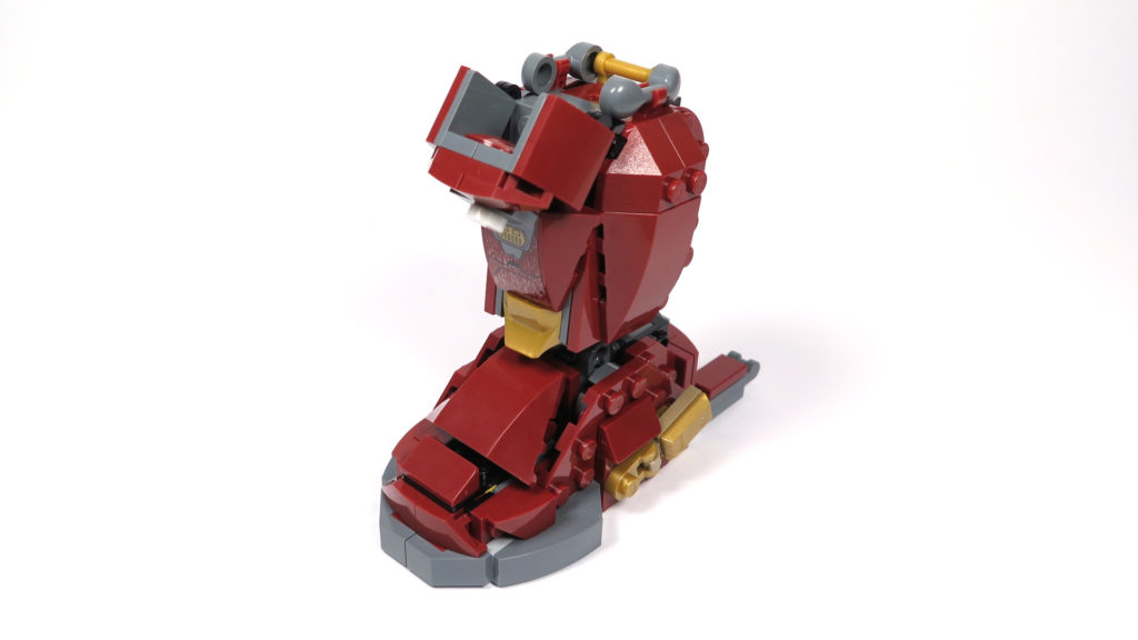 LEGO® Marvel Super Heroes - 76105 - Der Hulkbuster: Ultron Edition - Bauabschnitt 4 - Unterschenkel und Fuß | ©2018 Brickzeit