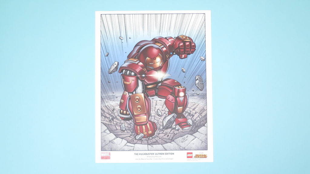LEGO® Marvel Super Heroes THE HULKBUSTER: ULTRON EDITION Poster - farbig | ©2018 Brickzeit