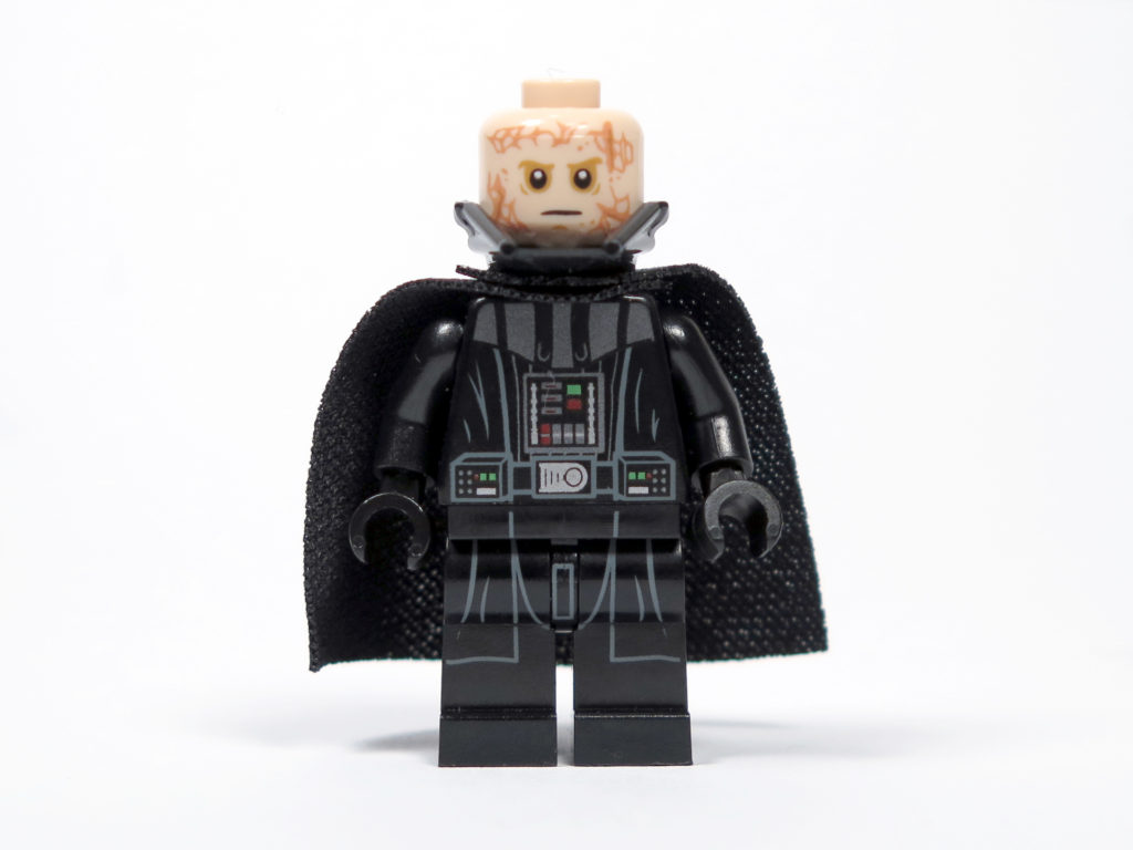 LEGO® Star Wars™ 75183 Darth Vader™ Transformation - Darth Vader ohne Helm Vorderseite | ©2018 Brickzeit
