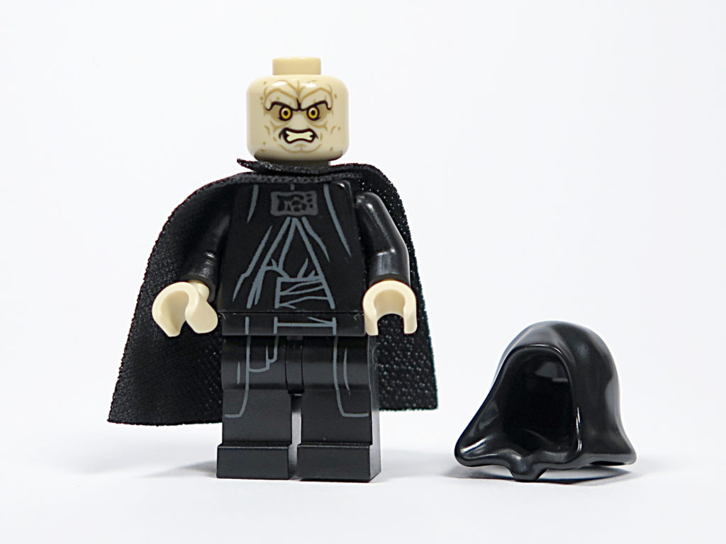 LEGO® Star Wars™ 75183 Darth Vader™ Transformation - Imperator Vorderseite, alternatives Gesicht | ©2018 Brickzeit