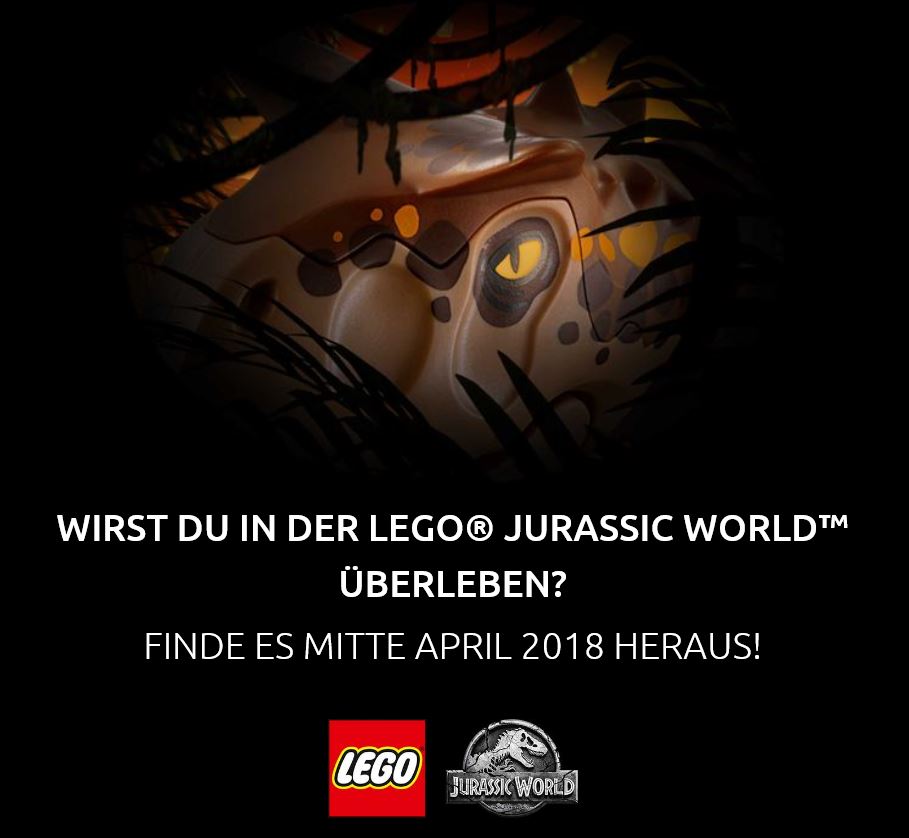 LEGO® Jurassic World Ankündigung für Mitte April 2018 | ©LEGO Group