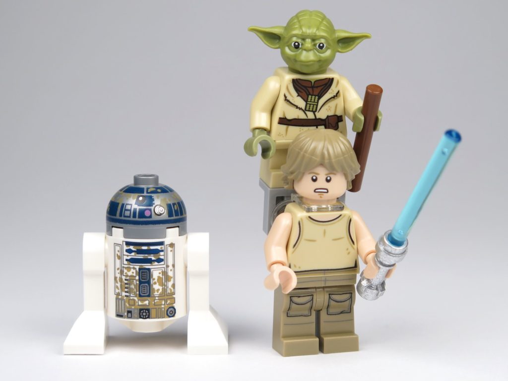 LEGO® Star Wars™ Yoda's Hütte (75208) - Minfiguren Vorderseite | ©2018 Brickzeit