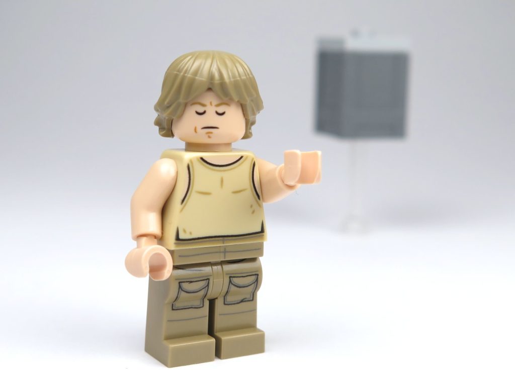 LEGO® Star Wars™ Yoda's Hütte (75208) - Luke Skywalker konzentriertes Gesicht | ©2018 Brickzeit