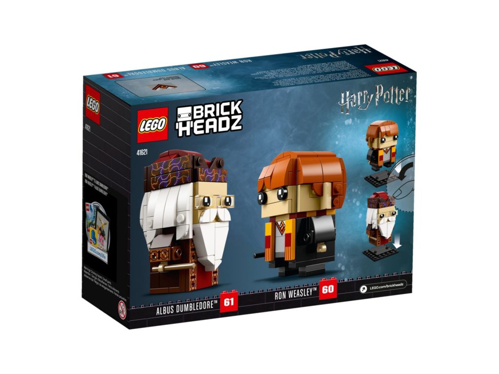LEGO® Brickheadz Ron Weasley und Albus Dumbledore (41621) Bild 2 | ©LEGO Gruppe