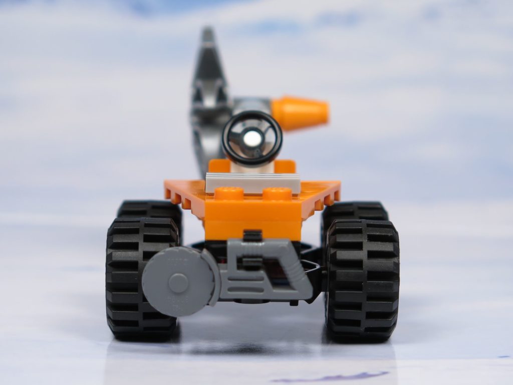 LEGO® City Arktis Eissäge - Fahrzeug, Rückseite | ®2018 Brickzeit