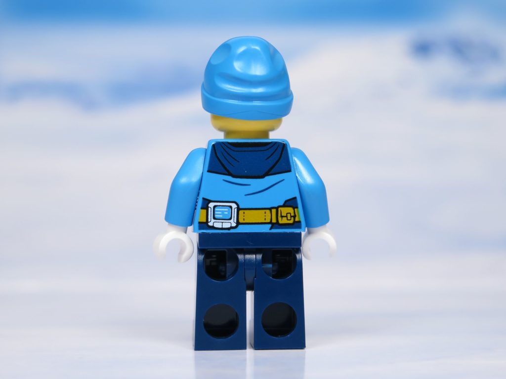LEGO® City Arktis Eissäge - Minifigur, Rückseite | ®2018 Brickzeit