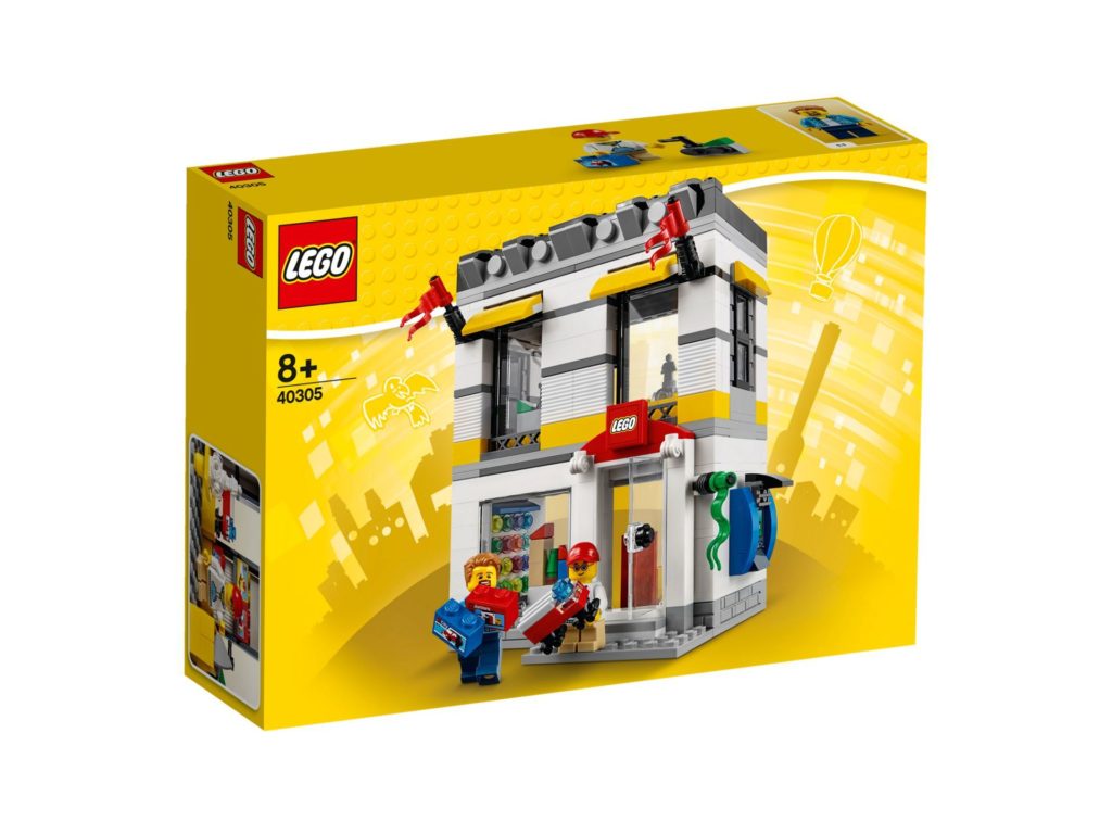 LEGO® Geschäft im Miniformat (40305) - Packung Vorderseite | ©2018 LEGO Gruppe