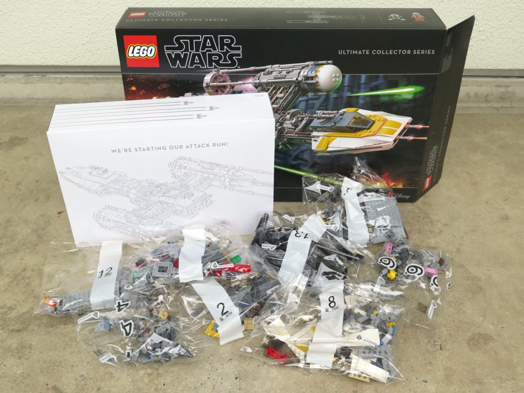 LEGO® Star Wars™ UCS Y-Wing Starfighter (75181) - Inhalt teilweise | ©2018 Brickzeit