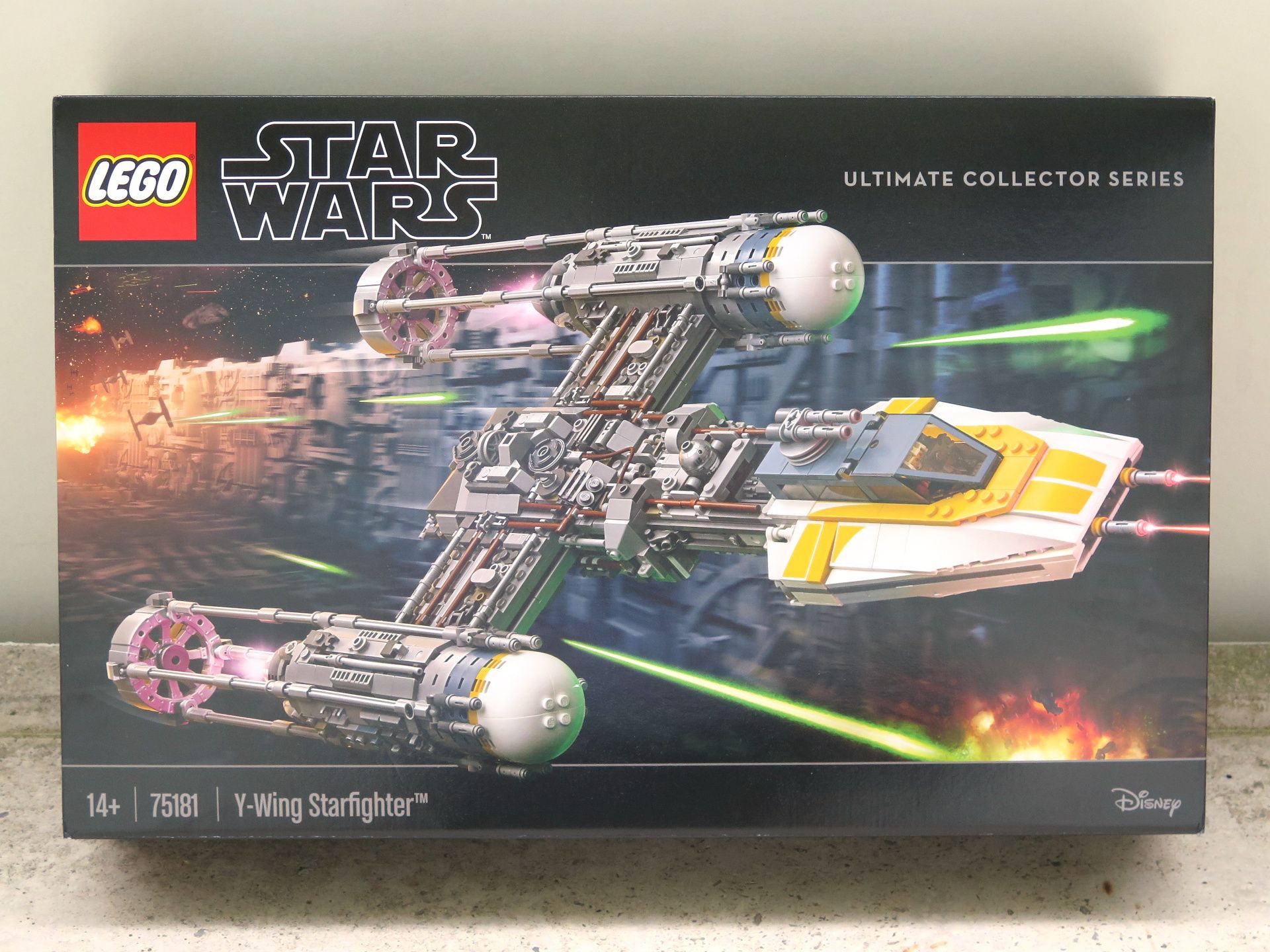 Custom Aufkleber/Sticker passend für LEGO Star Wars 75181 Y-Wing Starfighter 