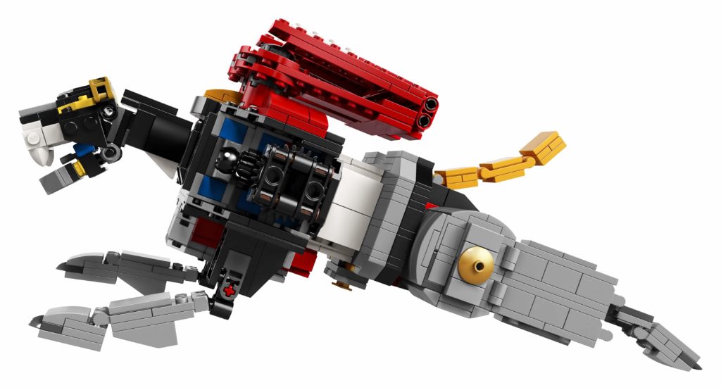 LEGO Ideas Voltron (21311) - Schwarzer Löwe im Sprung - Seitenansicht | ®LEGO Gruppe