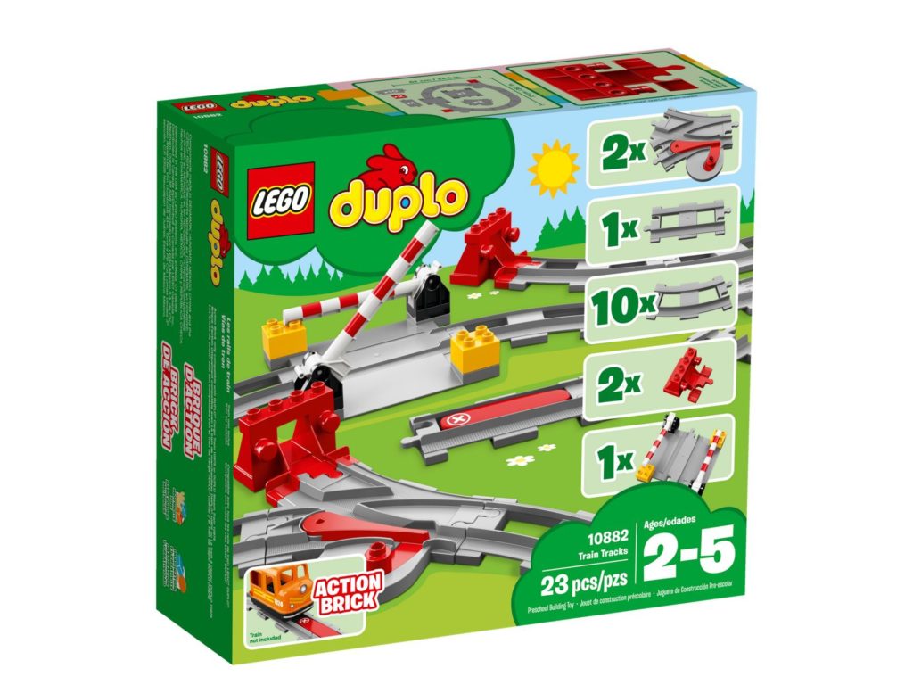 LEGO® DUPLO® Eisenbahnschienen (10882) | ©LEGO Gruppe