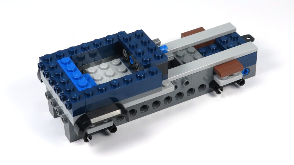 LEGO® Jurassic World Carnotaurus (75929) - Bauabschnitt 1, Teil 1 - vorne links | ©2018 Brickzeit