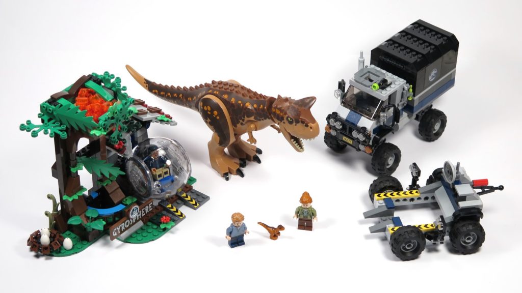 LEGO® Jurassic World Carnotaurus (75929) - komplettes Set 1 16x9 | ©2018 Brickzeit
