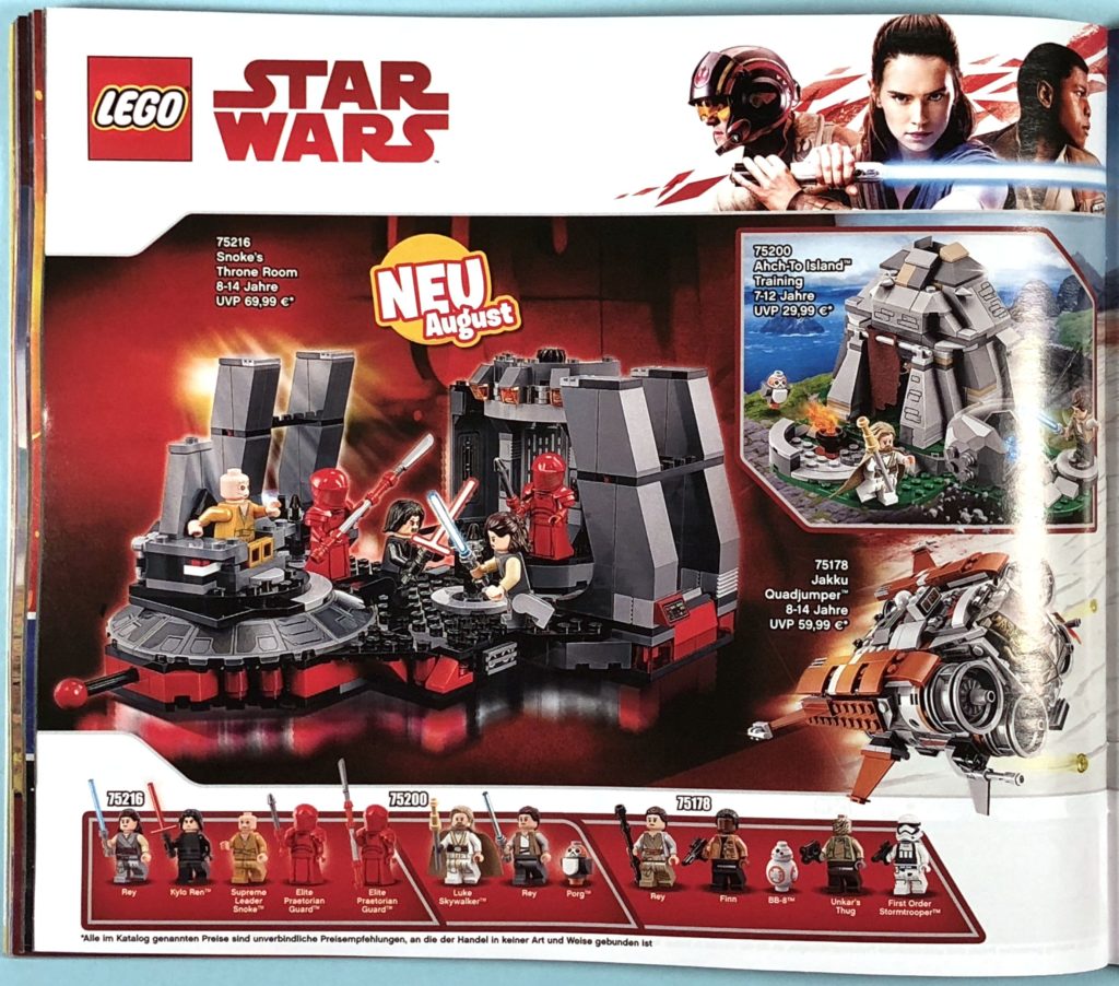 LEGO® Katalog zweites Halbjahr 2018 - LEGO® Star Wars™ - Seite 3 | ©LEGO Gruppe