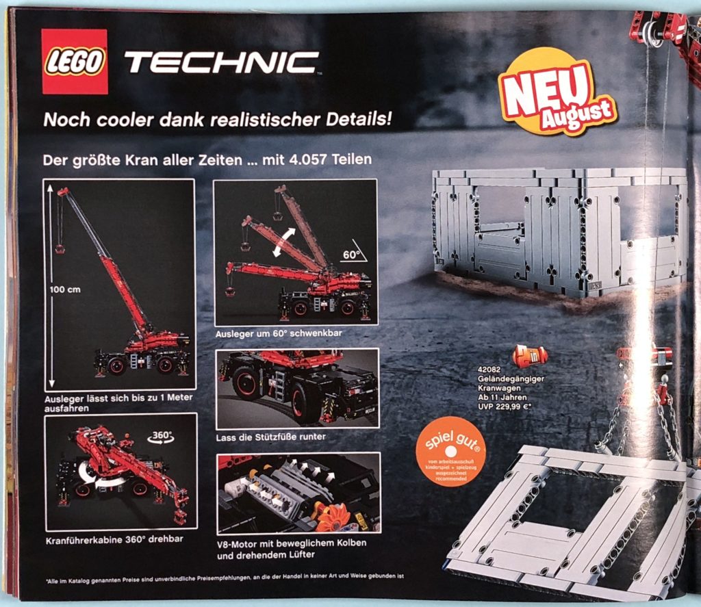LEGO® Katalog zweites Halbjahr 2018 - LEGO® Technic - Seite 3 | ©LEGO Gruppe