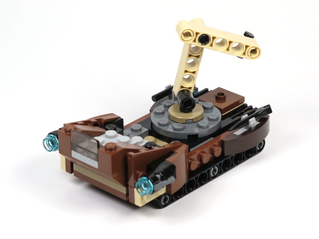 LEGO® Star Wars™ Tatooine™ Battle Pack (75198) - Sandcrawler links vorne | ©2018 Brickzeit