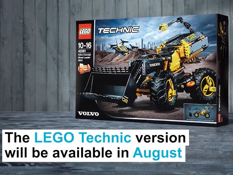 LEGO® Technic Volvo Concept Wheel Loader ZEUX (42081) - Teaserbild | ©2018 LEGO Gruppe