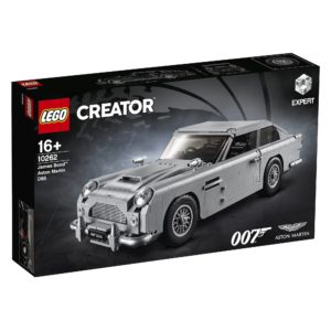 10262_LEGO-Creator-Expert_James-Bond-Aston-Martin-DB5_Packung-mit-Produkt | ©2018 LEGO Gruppe
