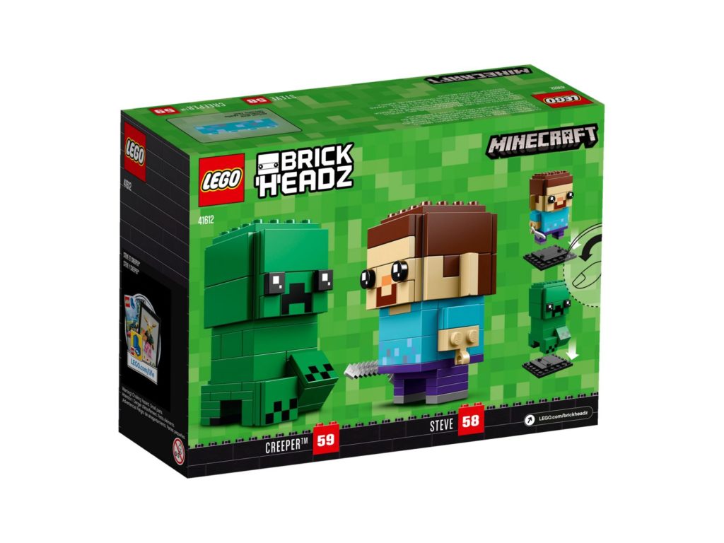 LEGO® Brickheadz™ Steve und Creeper (41612) - Bild 5 | ©LEGO Gruppe