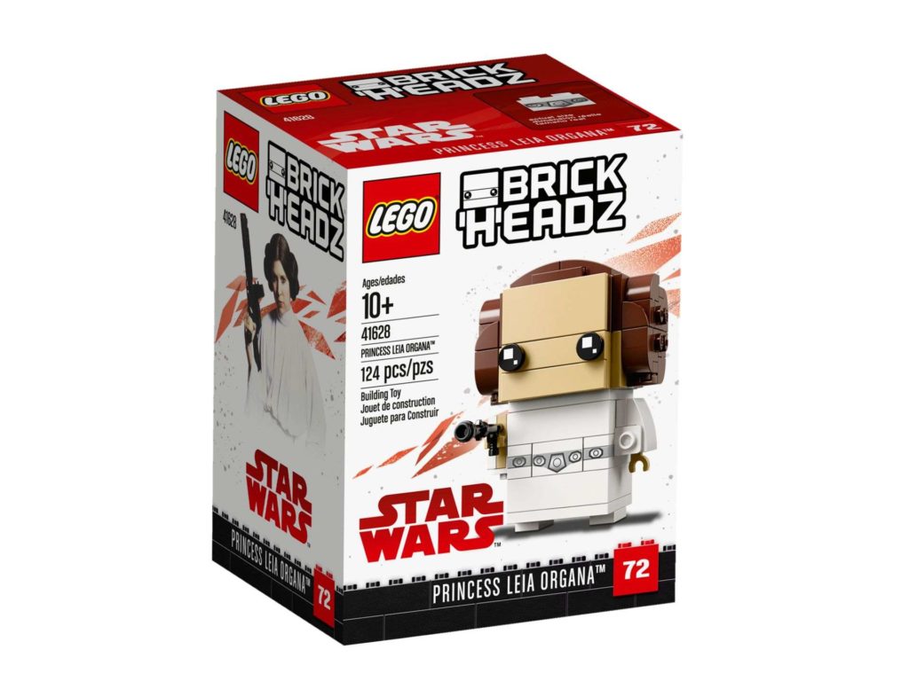 LEGO® Brickheadz™ Prinzessin Leia Organa™ (41628) - Packung Vorderseite | ©2018 LEGO Gruppe