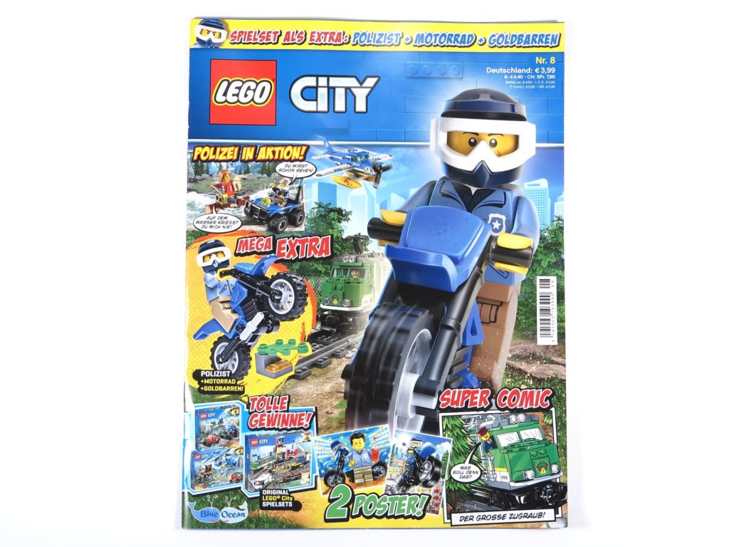 LEGO® City Magazin Nr. 8 - Cover ohne Polybag | ©2018 Brickzeit