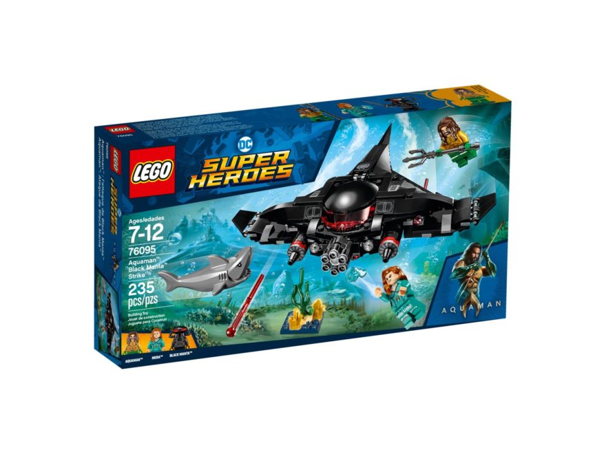 LEGO DC Comics Super Heroes Aquaman: Black Manta Strike - Packung Vorderseite | ®2018 LEGO Gruppe