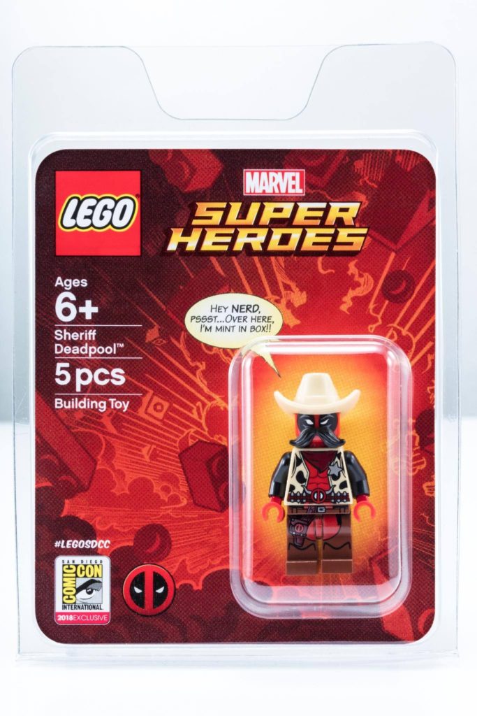 LEGO® Marvel Super Heroes Sheriff Deadpool™ Minifigur - Packung | LEGO Gruppe