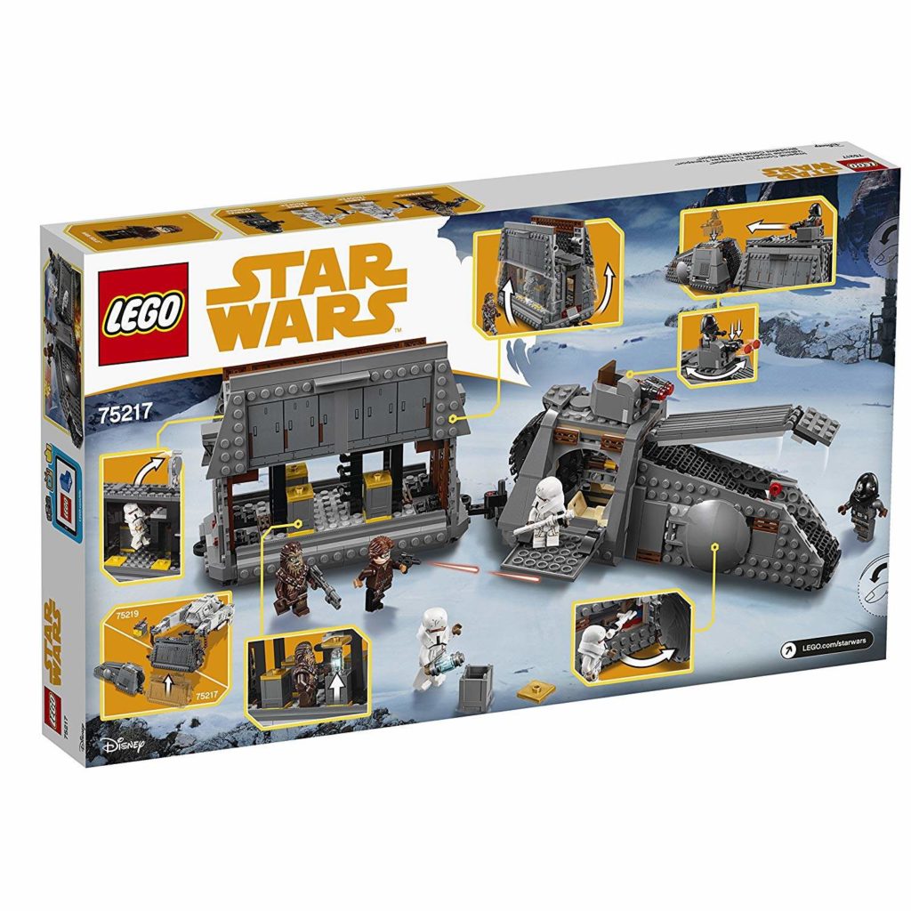 LEGO® Star Wars™ Imperialer Conveyex Transport (75217) Packung Rückseite | ©2018 LEGO Gruppe