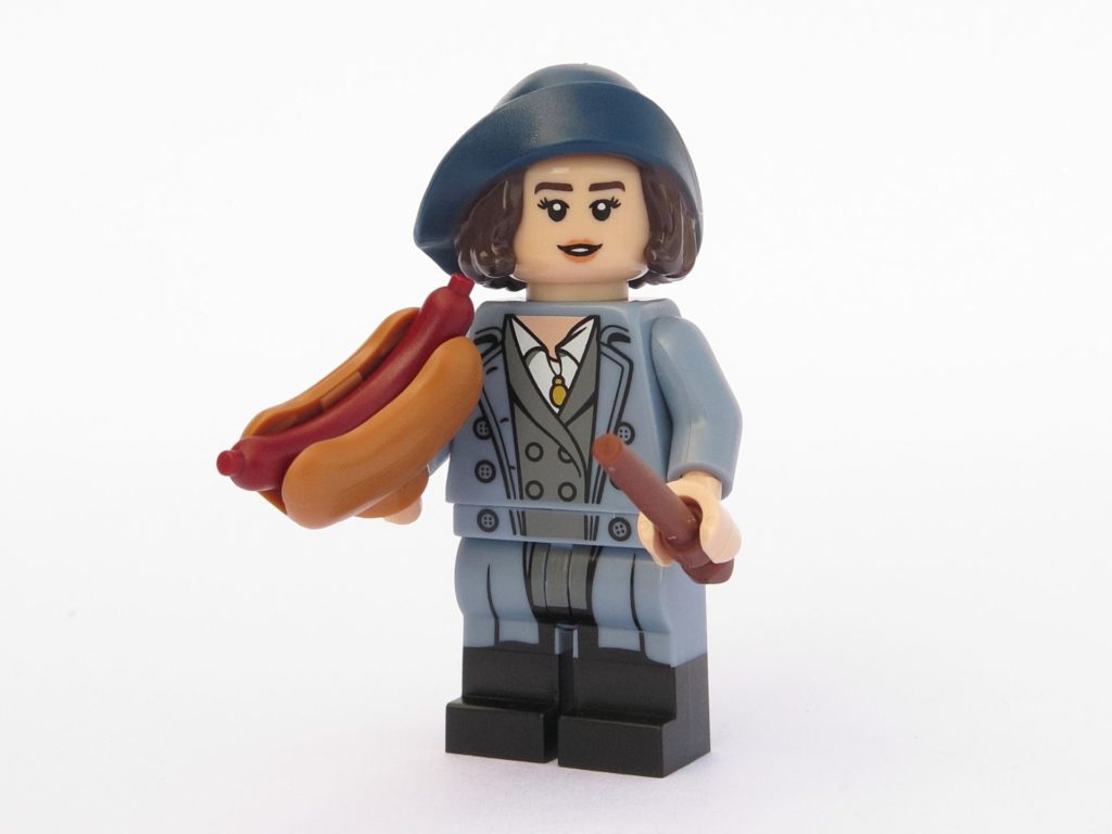 LEGO 71022 - Minifigur 18 - Tina Goldstein mit Hotdog | ©2018 Brickzeit