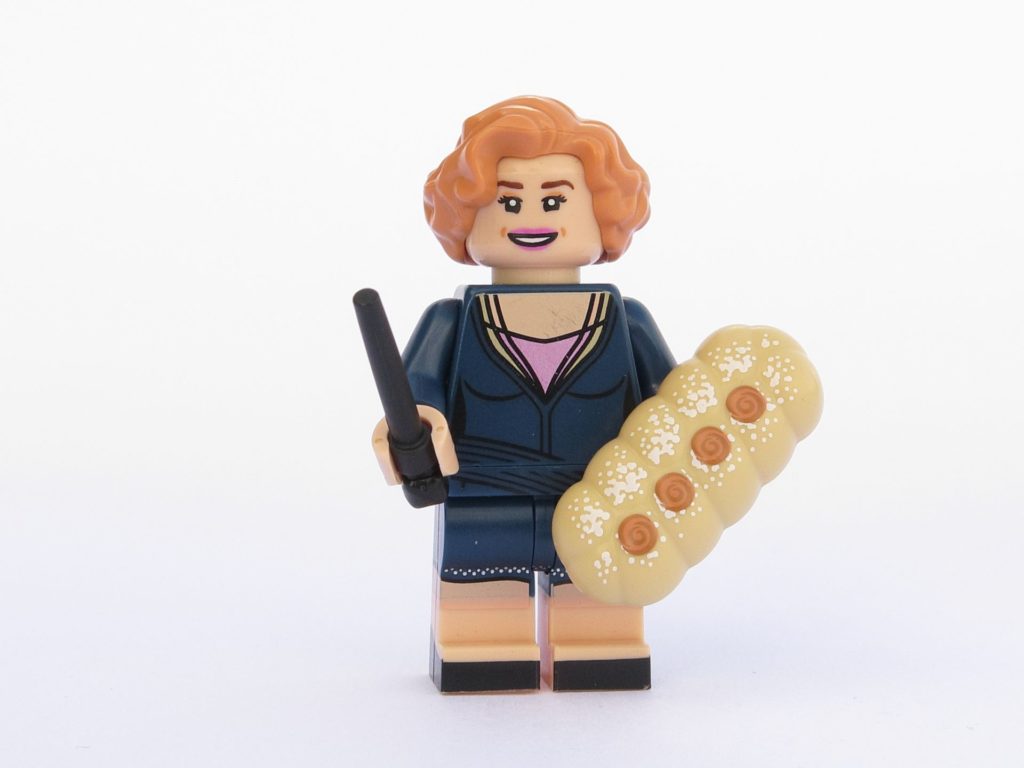 LEGO 71022 - Minifigur 20 - Queenie Goldstein mit Backwaren | ©2018 Brickzeit