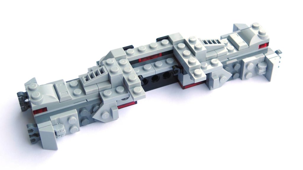 LEGO® 75211 Imperial TIE Fighter - Bauabschnitt 1 - Fertig | ©2018 Brickzeit